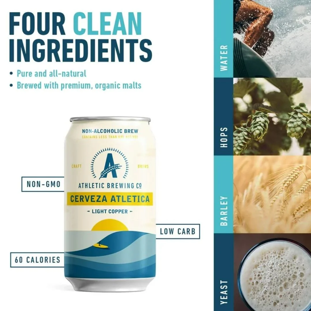 Athletic Brewing - Cerveza Athletica - Copper Ale - Image 6