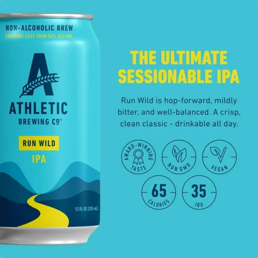 Athletic Brewing - Run Wild - IPA - Image 5