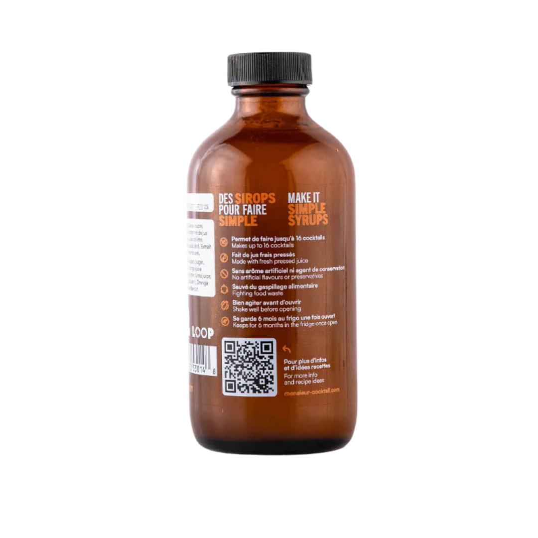 Monsieur Cocktail - Orange Syrup (250mL) - Image 5
