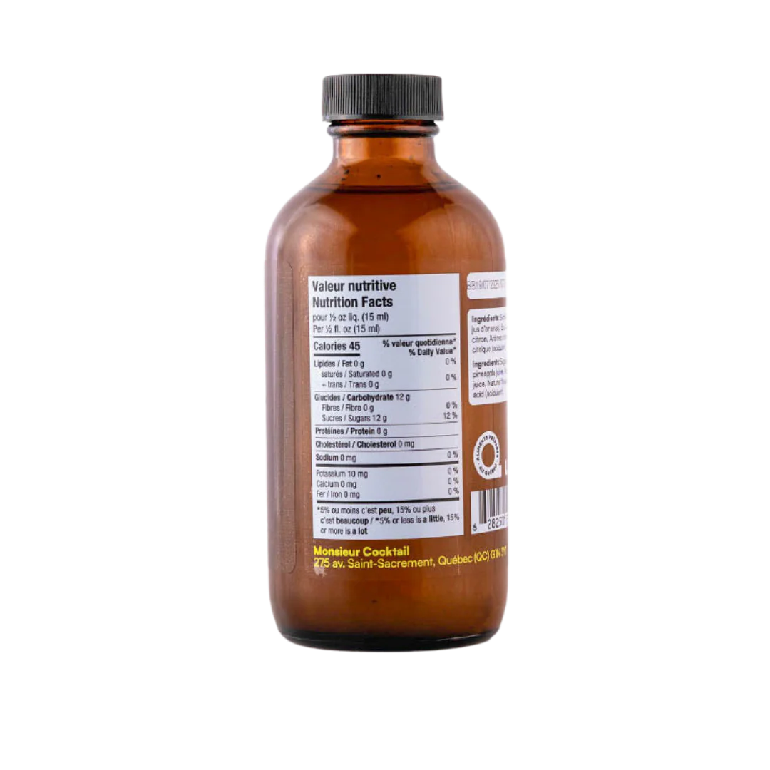 Monsieur Cocktail - Pineapple Syrup (250mL) - Image 3