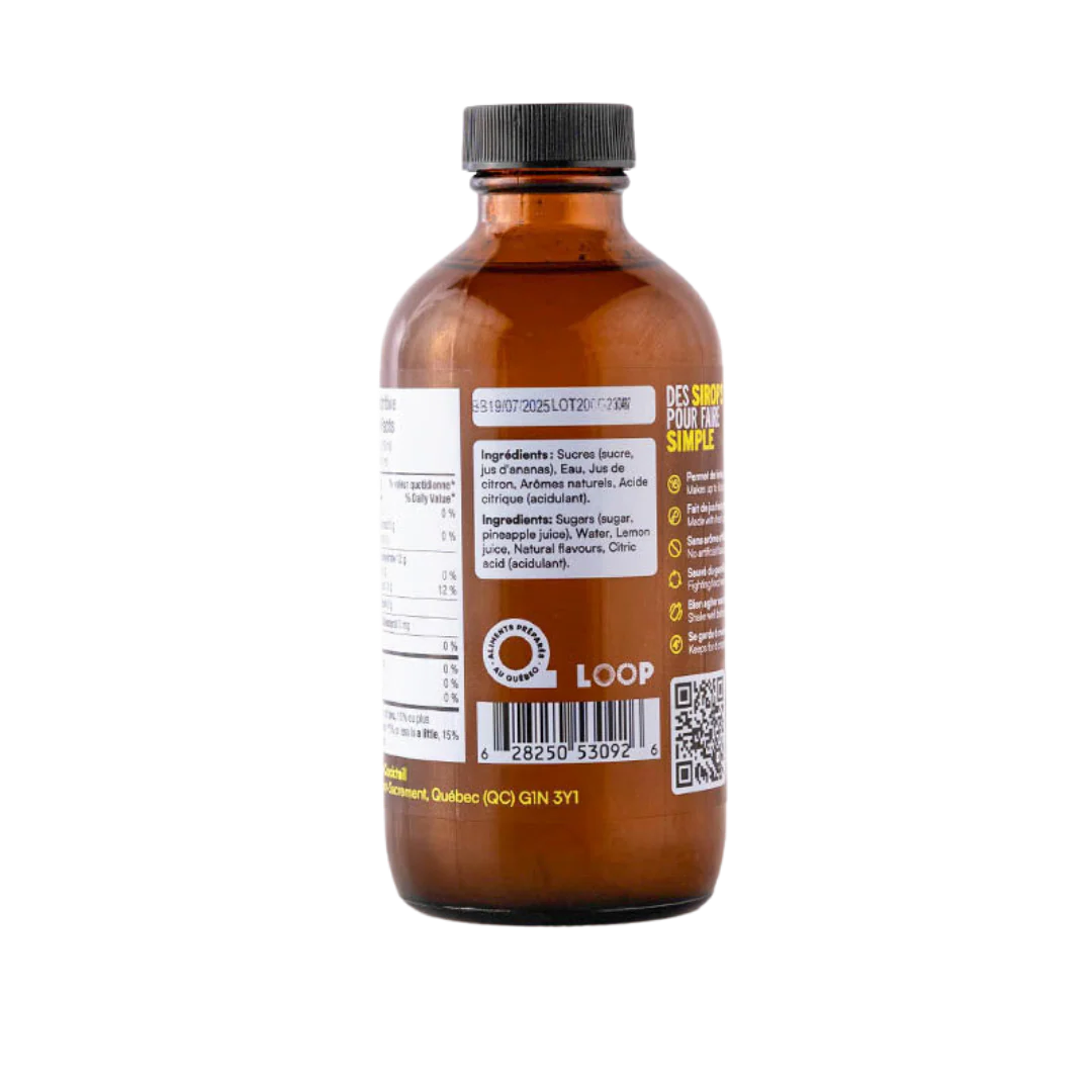 Monsieur Cocktail - Pineapple Syrup (250mL) - Image 4