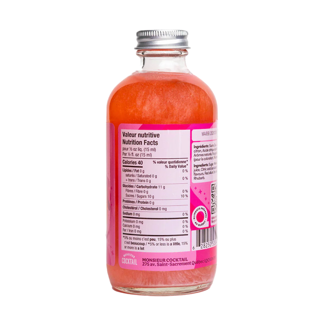 Monsieur Cocktail - Pink Unicorn Syrup (250mL) - Image 3