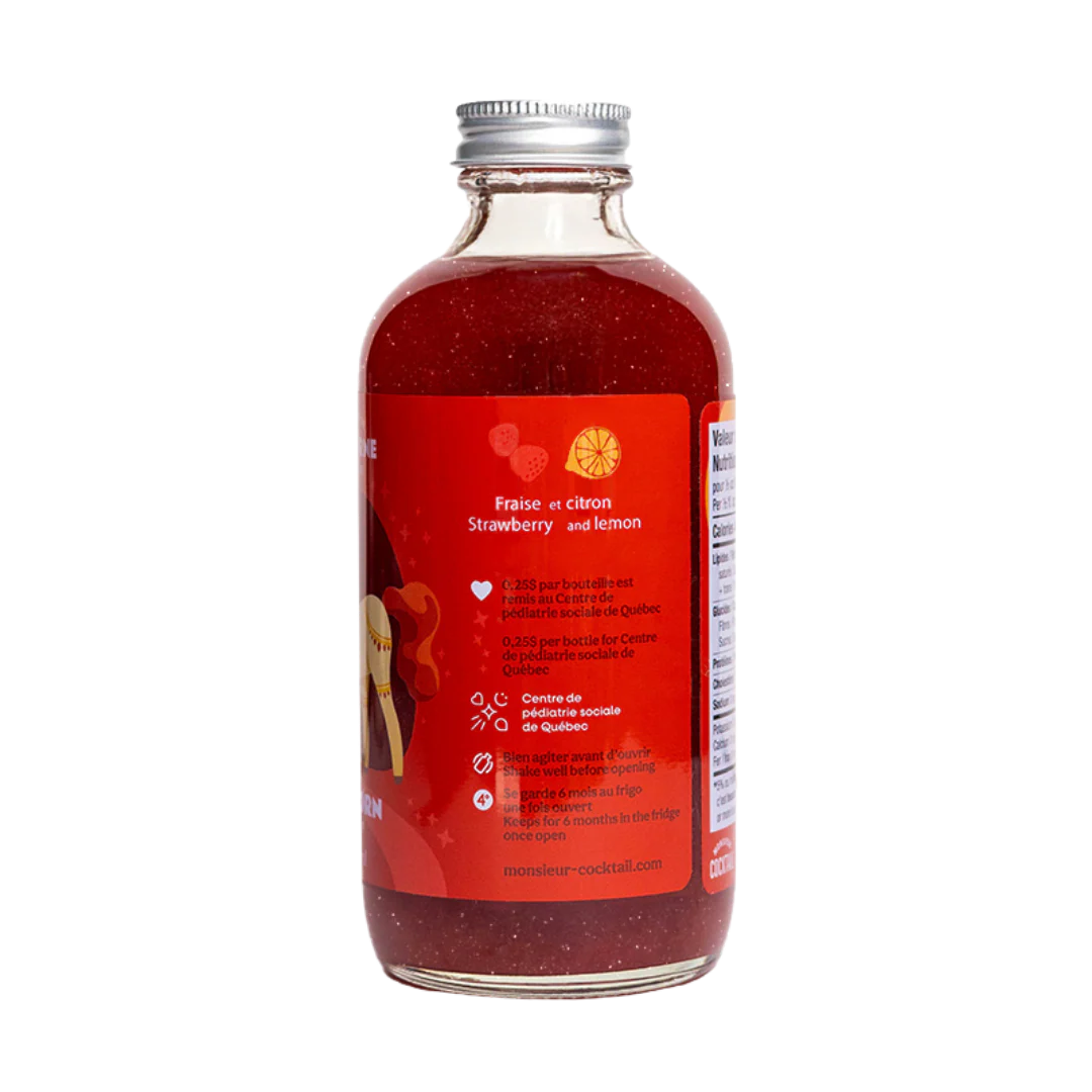 Monsieur Cocktail - Red Unicorn Syrup (250mL) - Image 5